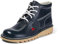 Kickers Kick Hi, Stivali Classici Uomo, Blu (Dk Blue/White Drk Ble/Wht), 39 EU