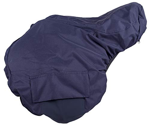 ARBO-INOX - Sattelschoner - Sattelbezug -wasserdicht - fleecegefüttert - blau (Vielseitigkeit, Full)