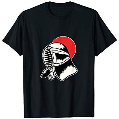 Japan-Flagge Helm japanischer Krieger T-Shirt