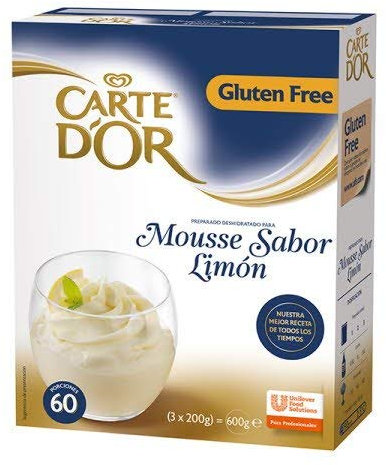 Mousse de Limón- Carte D´Or- 60 raciones- 3 bolsas de 200 gramos