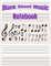 Blank Sheet Music Notebook