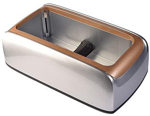 Amc Dispenser copriscarpe automatico professionale design elegant, distributore automatico copriscarpe monouso per casa, ufficio, lavoro, struttura robusta, omaggio 100 pz copriscarpe monouso, Grigio