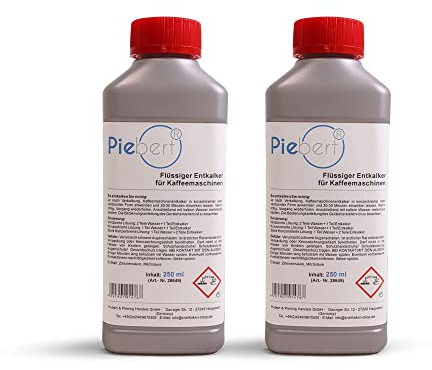 2x 250ml Entkalker flüssig 28649 kompatibel mit Philips, Saeco, DeLonghi Kaffeevollautomaten