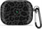 Olytop for Airpods Pro 2nd/1st Generation Case Leopard 2019/2022/2023, Cute Air pods Pro Protective Printed Cover Skin Women Girl for Apple iPod Pro 2/1 Gen Case with Keychain - Black/Grey Leopard