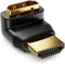 Betron 270 Degree HDMI Adapter Right Angle HDMI Connector for TVs Monitors and Devices Supports 4K 1080P and HD Audio Compact and Durable Design