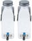 iplusmile Glass Rabbit Water Bottle no Drip for Cage no Leak Rat Small Animal Dog Hamster Water Bottle Water Bottle Attaches to Cage Bunny Water Dispenser Carafes