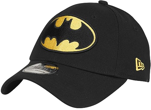 New Era 39Thirty Stretch Cap - Batman schwarz - L/XL