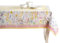 Maison d' Hermine Tischdecke, 100% Baumwolle 160cm x 220cm waschbare, quadratische Tischdecke, dekorative Tischdecke für Muttertagsgeschenke, Buffetpartys und Camping, Easter Zest – Frühling/Sommer