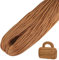 LEREATI Polyester Garn, Makramee Garn 3mm x 200m Polyester-Seil Polypropylen-Kordel Makramee Schnur Geflochten für Handtasche, Häkeltasche, Strickwaren, Wohndekorationen (Khaki)
