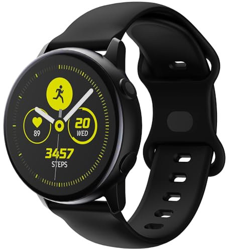 BYISYUE Silicone Bracelets de Remplacement pour Ticwatch Pro 3/Pro 3 Ultra GPS/GTX/E2/S2, 22mm Sport Bracelet pour Coros Pace Pro/Pace 3/Apex 2 Pro/Apex Pro/Apex 46mm