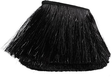 BELLIFFY Tanz Lametta Fransen Dekorative Fransen Trim Für Kostüme Schwarze Pet-garland Für Diy Mode Hochzeitskleidung Party Dekoration Langlebig Und Vielseitig Einsetzbar