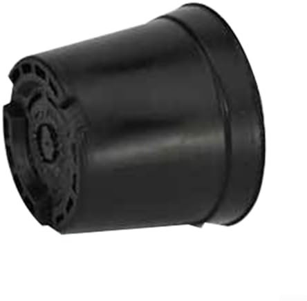 Lot de 10 pots de fleurs en plastique noir solides et plusieurs tailles pour différentes plantes (B80#)