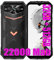 DOOGEE VMAX Pro 5G Rugged Smartphone, 22000mAh Batteria, 32GB+512GB, 6.58'' FHD+, 108MP Triple AI Fotocamera (20MP Visione Notturna)+ 16MP, Android 14 Cellulare Impermeabile, NFC Nero