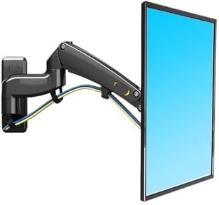 UIHMSWYAL F300 F450 F500 Full Motion Monitorarm Wandhalterung TV-Halterung mit Verstellbarer Gasfeder for 24-60 LED-LCD-Monitore(F450 for 40-50in TV)