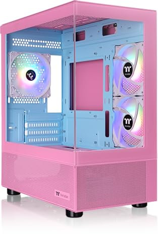 Thermaltake View 170 TG ARGB | Micro Chassis | Boîtier Gaming | Bubble Pink