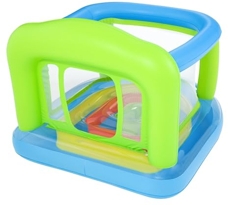 Bestway Jump-O-Rama Inflatable Bounce House, Kids Bouncy Castle Play Area, Mesh Safety Walls, Indoor Outdoor Soft Play Bouncer