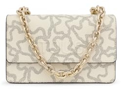 TOUS Women's Bandolera S. Solapa KAOS Icon Beige-Mult Crossbody Bag, pequeño