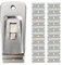 GTIWUNG Multifunktionaler Schaber, Window Film Werkzeug Edelstahl Retractable Rasierklinge Schaber mit 20 Blades für Auto/Fenster/Glas/Entfernen/Farbe/Abziehbilder/Aufkleber