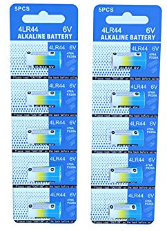 EX-ENEGY 4LR44 476A PX28A 6V Alkaline Batteries 10 pack