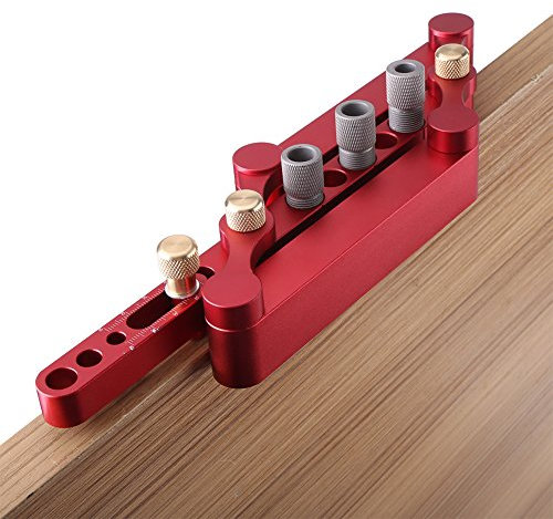 Jadeshay Guida Hole, Tassello per Trapano - 6/8 / 10mm Dima per Legno, Guida per Fori Guida per mobili in Legno Locator Strumento