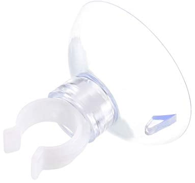 sourcing map Aquarium Suction Cup Clips Airline Tube Holders Clamps for Fish Tank Clear 10mm 6Pcs