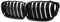 DAJIJI Frontgrill, für BMW AL21-GRILL Grille Gloss Black Black NIRN Sport F01 F02 730D 740D 750D