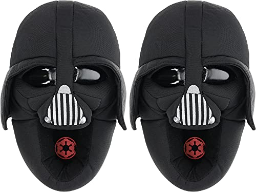 Star Wars Hausschuhe, Boba Fett, Darth Vader, Stormtrooper, Chewbacca, Kinder und Erwachsene, Indoor-Kostüm, Cosplay-Hausschuhe, Darth Vader Black, 3-4 Big Kid