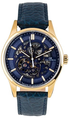 Carl von Zeyten Herren Uhr Armbanduhr Automatik Alpirsbach CVZ0076GBLS