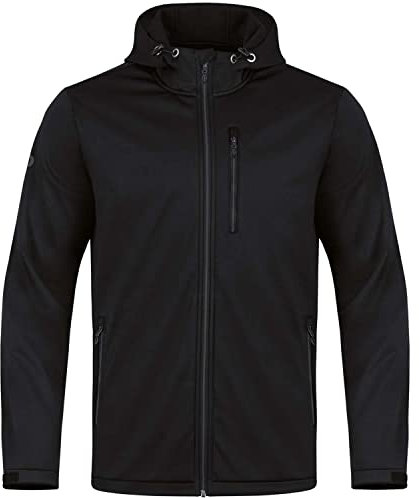 JAKO - Veste Softshell Haut De Gamme, Mixte Enfant, Noir, 164