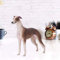 TOTITOM Simulation Brown Windhund Modell Ornamente Desktop Dekoration Geschenk Dekorative Skulptur Ornament