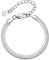 Bestyle Bracciale Donna Color Oro Catena Piatta Serpente 3mm/ 16+5cm Regolabile Bracciale Placcato Oro Bracciale Oro