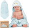 KeaBabies Kapuzenhandtuch Baby - Baby Handtuch Kapuze, Weich & Super Saugfähig Babyhandtuch Mit Kapuze für Neugeborene, Baby Badetuch mit Kapuze, Babybadetücher & Kapuzenhandtücher (Penguin)