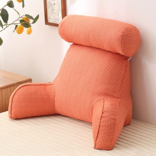 CLEMMO Lesekissen,Bequemes Kissen mit Armlehnen,Rückenstützkissen mit Nackenkissen,Perfekt zum Lesen und Fernsehen auf dem Bett,Boden oder Sofa