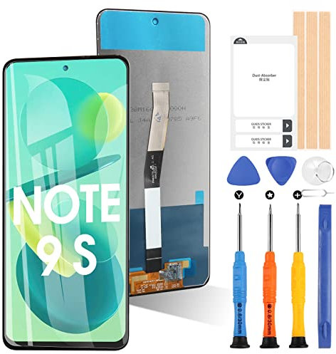 ARSSLY Para Xiaomi Redmi Note 9S/Redmi Note 9 PRO 4G LCD pantalla táctil digitalizador cristal montaje con herramientas
