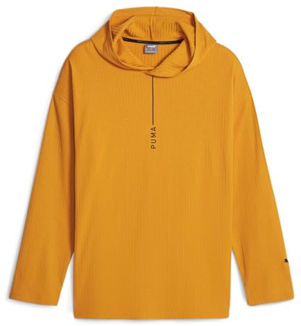 PUMA Herren M Studio Unwind Hoodie Pullover, bernsteinfarben, M
