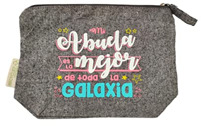 Neceser Mini Portatodo Frase Mi Abuela es la Mejor de Toda la Galaxia Regalo Abuelas Dia DE LA Madre