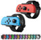 Verbesserte Silikon Armbänder für Just Dance 2024 2023 2022 2021 2020 Switch, ZAONOOL verstellbare elastische Tanzbänder für Switch & Switch OLED-Controllern, 2er-Pack für Erwachsene und Kinder