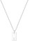CASSIECA Kette Buchstaben für Damen Mädchen 925 Silber Buchstaben Kette E Silber Halskette Damen Kette 925 Silber mit Anhänger Personalisiere Geburtstags Geschenk für Frauen Mädchen Mama (mit Box)
