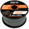 GO!elements 50m Paracord da Corda Nylon - 4mm Paracord 550 Originale Typ III - Adatto Come Corda Militare & Corda per Altalena | Max. 250kg, Colore: Bianco e Nero