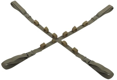 WOONEKY 2 Pezzi Portacanne Da Pesca Per Auto Portacanne in Nylon Per Auto Robusto Supporto Per Canna Da Pesca Per Veicoli Fascia Di Fissaggio