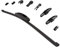 Hintere Heckwischer kompatibel für VW UP/e-up! (121, 122, BL1, BL2, BL3, 123) ab Baujahr: 2011 -> // Länge: 250mm - MAXXONI