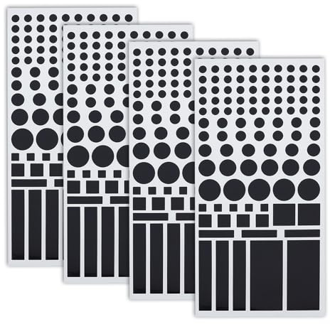 NICENEEDED 4 Blatt LED Lichtblockierende Aufkleber Lichtdimmung LED Filter Dimmfolien Für Router TV LED Abdeckungen Blackoutt LED Licht