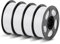 ANYCUBIC PLA Filament 1,75mm, Refill PLA und Spool Kit, 3D Drucker Filament PLA, Vakuumverpackung, Intelligente Identifikation, 4KG Weiß