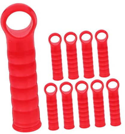 IMIKEYA 10Pcs Mop Handle End Cap Replacement Grips for Broom Tubes Handheld Broom Pole Cap Stick Tail Hanger Mop Head Holder Accessories