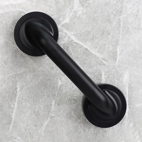 KAFENDA Poignée à ventouse large et puissante, poignée de porte en verre, barre d'appui pour salle de bain et douche, installation sans trou, 11,4 pouces, réutilisable