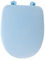 BAZEITFLOW Housse de Siège de Toilette Rembourrée en Mousse Accessoire de Salle de Bain Antidérapant Siège de Toilette Standard 1 Pièce Facile à Nettoyer