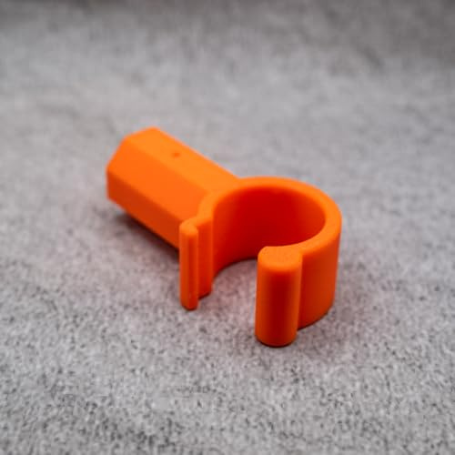 Ersatz Dachfenster Haken Orange passend zu Velux Teleskopstange Stockhaken | Fenster Öffner zu Bedienstange als Aufsatz Stangenhaken für Dachfenster Rollo Fenstergriff Ersatzteil