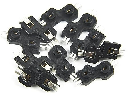 100Pieces Hot Swap Socket for Low Profile 1350 Chocolate Switches PCB Socket Accessories for Mechanical Keyboard Hot Swap Sockets Mechanical Keyboard