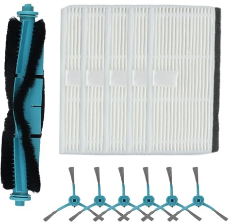 MuchLuckystar Kit de cepillo lateral principal para Cecotec para Conga 7490 Immortal X-Treme para Genesis 8290 Ultra Power, piezas de repuesto para robot aspirador con filtros