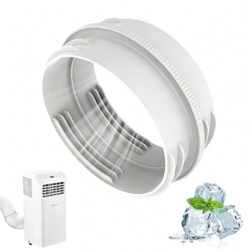 Klimaanlagen Abluftschlauch Adapter, 130mm innen/150mm außen, Tragbare Klimaanlage Abgasschlauchanschluss, Klimaanlagen Schlauchkupplung für Klimaanlage Wäschetrockner Dunstabzugshaube